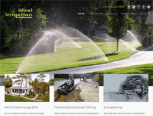 Tablet Screenshot of ideal-irrigation.com